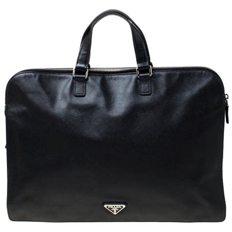 prada computer bag women& 39|Prada leather laptop bag.